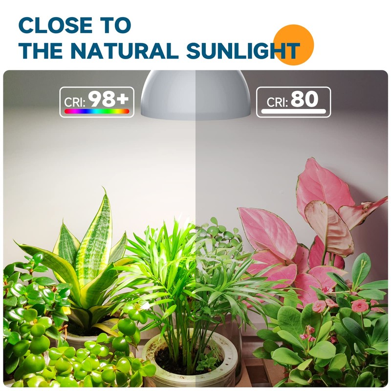 Barrina LED Grow Light Bulb with Timing and Hanging System,