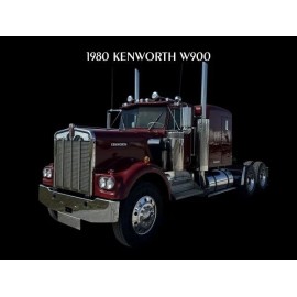 1980 Kenworth W900 Truck NEW Metal Sign: 12x16" Ships Free