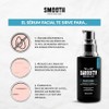 SMOOTH Srum de Vitamina C Para Hombres Antioxidante, Hidratante, Reduce