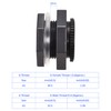 M METERXITY 2 Set PVC Bulkhead Fitting - Threaded Bulkhead