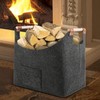 Firewood Carry Bag, Fireplace Log Carrier Holders, Portable Sturdy Wood
