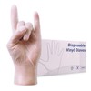 Disposable Vinyl Gloves, Clear Disposable Gloves, Powder Free, Latex Free