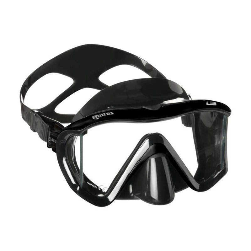 Sport Eder Mares i3 Diving Mask Single Lens Black /