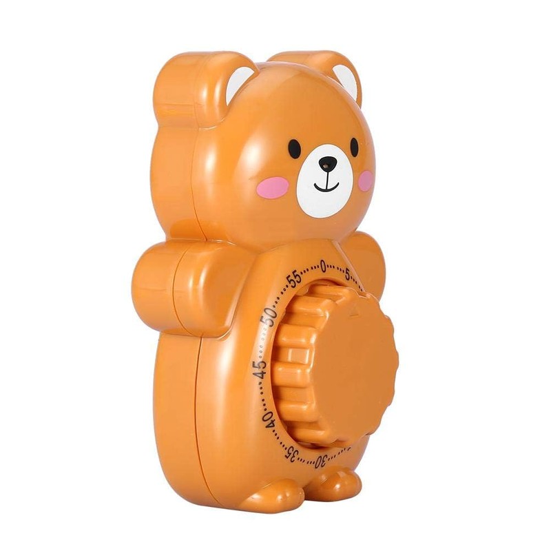 Agatige 60 Mins Egg Timer, Cute Bear Mechanical Wind Up