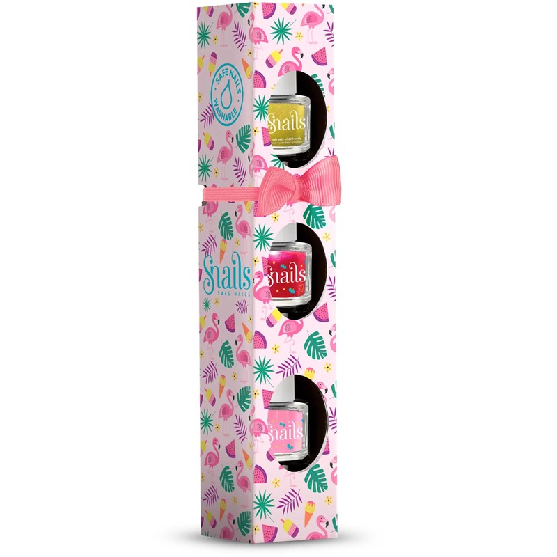 SNAILS Mini Flamingo Cosmetic Gift Set (3 x 7 ml)