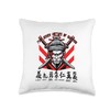 Japanese samurai warrior Seven Virtues of Bushido novelty Throw Pillow