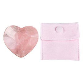 1 Heart Shaped Ornament and 1 Storage Bag, Heart Shaped Crystal, Crystal Gift, Heart Shaped Engraved Ornament, Decorative Ornament