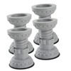 Tofficu 4Pcs Slip Washing Machine Feet Stabilizer Height Vibration Pads