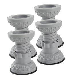 Tofficu 4Pcs Slip Washing Machine Feet Stabilizer Height Vibration Pads for Washer Dryer Shock Elevation Foot Pads Non Skid Base for Easy Cleaning