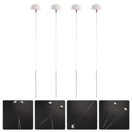 FOMIYES 12pcs Ear Cleaning Tools Soft Goose Ear Wax Removal Sticks Lightweight and Portable for Daily Use and Travel