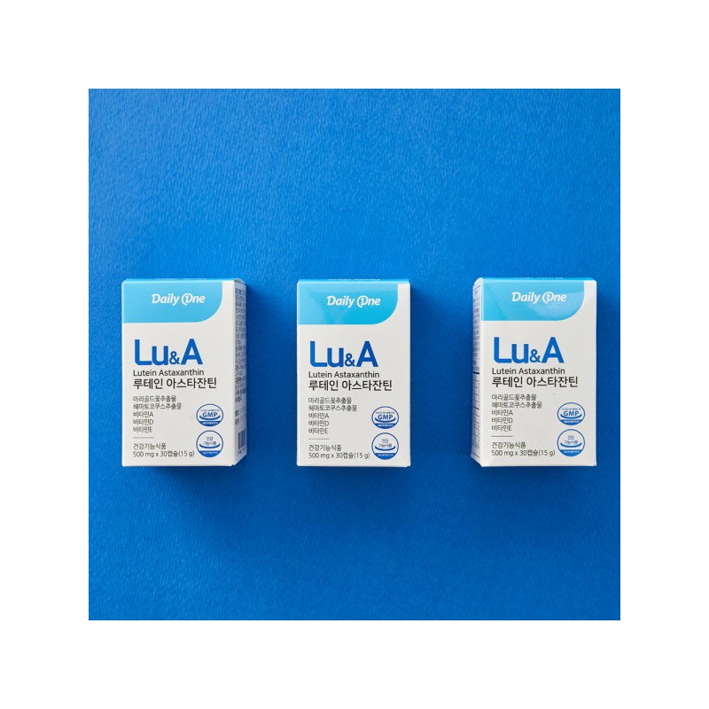 Daily One Lutein Astaxanthin 500mg / 데일리원 루테인 아스타잔틴 500mg