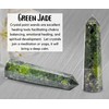 Green Jade Crystal Towers ~ Natural Healing Crystal Point Obelisk