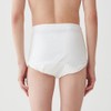 Gunze HWC131 Incontinence Briefs (Front Opening) Gray Heathered Size M