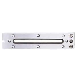 CNC Wire EDM Fixture Board Stainless Steel Jig Tool Silver for Leveling Clamping, 120x150x15m