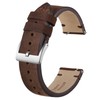 BISONSTRAP Distressed Leather Watch Strap, Watch Strap for Men, Quick