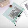 10pcs A5 Plastic Wallet, Waterproof Clear Plastic Document Folders Mesh,