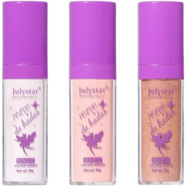 Paquete Polvo de Hadas Glitter Corporal y Facial (3 Piezas) Brillo Natural Resaltador Brillante A Prueba De Manchas En Barra De Maquillaje Para Fiesta Cosméticos Gold