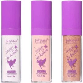 Paquete Polvo de Hadas Glitter Corporal y Facial (3 Piezas) Brillo Natural Resaltador Brillante A Prueba De Manchas En Barra De Maquillaje Para Fiesta Cosméticos Gold