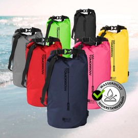 #DoYourOutdoor Dry Bag | Waterproof Backpack | Waterproof Bag & Pack Sack | 2L 5L 10L 20L 30L Dry Bag in 2 Styles and Many Colours | Ideal for Boat, Kayak, Fishing and Camping, darkblue, 5 gallons