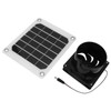 20W Solar Panel Exhaust Fan Kit with Protective Net 6