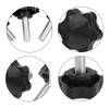 10 Pcs Clamping Handle Screw Knob, Star Handle Knob Grip