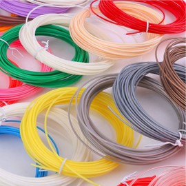 3D Printer PLA Filament Bundle, 1.75mm 10m Lenghth per Spool, Glossy 3D Printing Material Fit Most FDM Printer