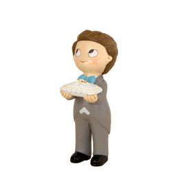 Mopec Figure Cake Boy 5x6x11 cm White
