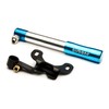 EyezOff Airbone EZ505 Blue Aluminum Bicycle Pump 130PSI, Schrader/Presta Hand