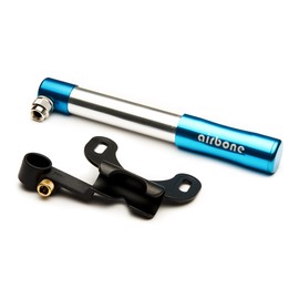 EyezOff Airbone EZ505 Blue Aluminum Bicycle Pump 130PSI, Schrader/Presta Hand Pump