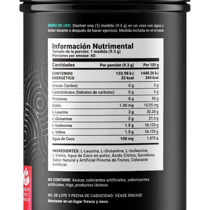 Bcaas Con Glutamina 60 Tomas B Life Bcaas + Glutamine