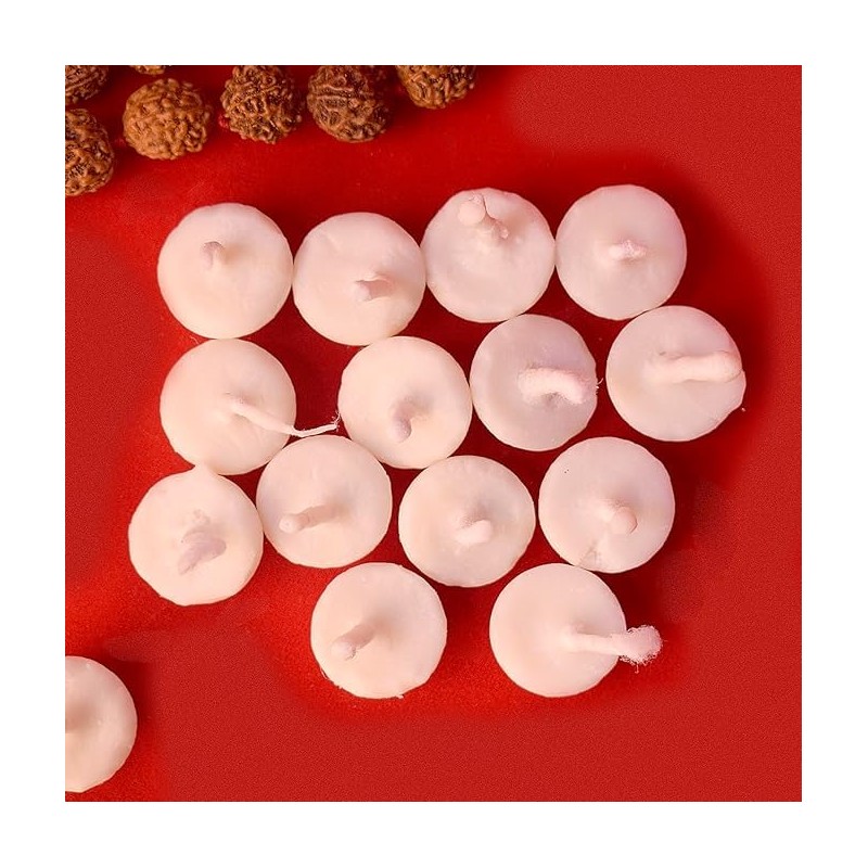 Satvik 100 Pcs. Pure Ghee Wicks Readymade Ghee Diya Wicks