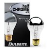 Bulbrite 60A19HM Half Chrome 60W A Shape Bulb (6 Pack)