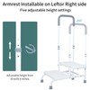2 Step Stool with Handle for Elderly, Bed Steps for