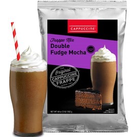 Cappuccine Double Fudge Mocha Frappe Mix, 3 Pound (Pack of 1)
