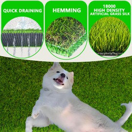 Reusable Dog Loo System with Artificial Grass Turf&Pee Pads&Tray, for Puppy Potty Training is Portable&Easy to Clean,35x23in Large Dog Litter Box Toilet for Indoor/Outdoor use (Extra Large)