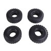 Dickly 4x RC Car Tires RC Wheels Tires with Foam,Remote