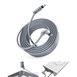 150FT/46M Starlink Gen  2 Cable – Waterproof Replacement Extension Cord for Gen 2 Standard Kit, High‑Speed Durable Gray Line for Rectangular Satellite V2