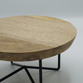 Posh Living Circle Compote, Natural Size: Approx. φ0.7 inches (20 cm), H3.9 inches (10 cm), 16.3 inches (41360 mm)