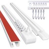 Self Adhesive Ceiling Curtain Track, Ceiling Mount Curtain Rod No
