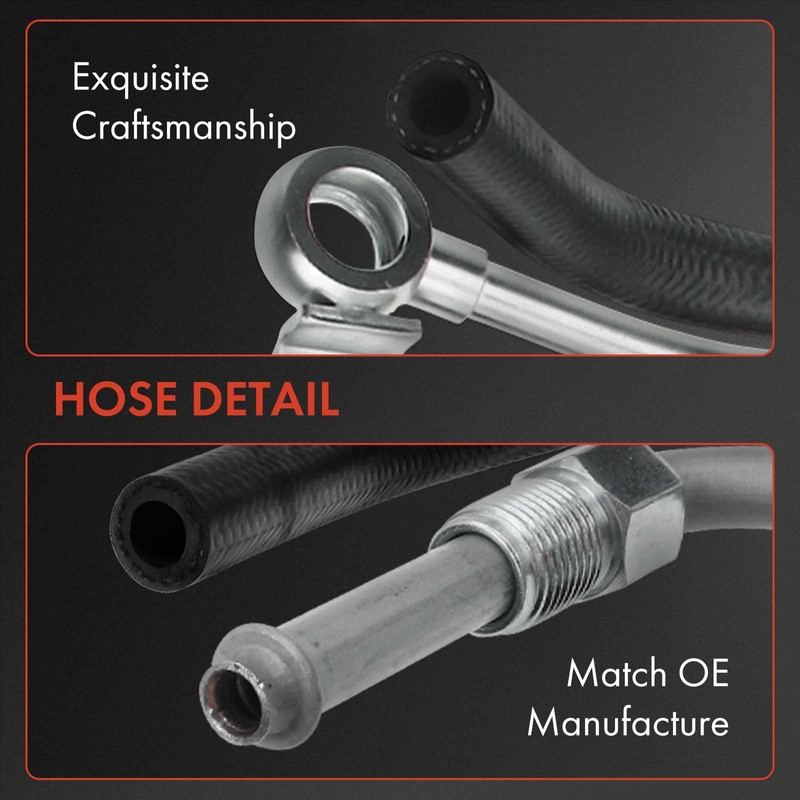 A-Premium Power Steering Pressure & Return Hoses Line Assembly Compatible