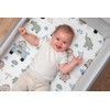 Lovely Hippo 2 x Fitted Sheets 100% Cotton + 1