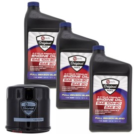 Exmark Engine Oil 3 Quarts and Filter Kit Quest Radius E S Series 135-2566