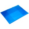 Elasticated File Q-CONNECT PP A4 400 Micron 3 Flaps Transparent