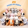 Niceup 20Pcs 4.5in Kids Mini Stuffed Dogs Puppies Bulk Adopt