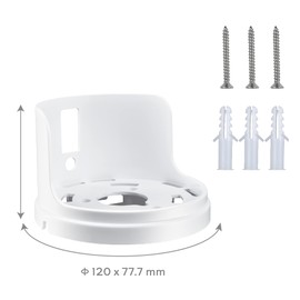 Organizador de cables para amplificador de alta fidelidad, sistema de malla WiFi para el hogar para Tp Link Deco x20 y x60, soporte de pared fácil de instalar para amplificador WiFi, paquete de 1