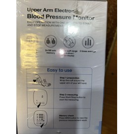 Hylogy Upper Arm Electronic Blood Pressure Monitor ( Model U81V) New