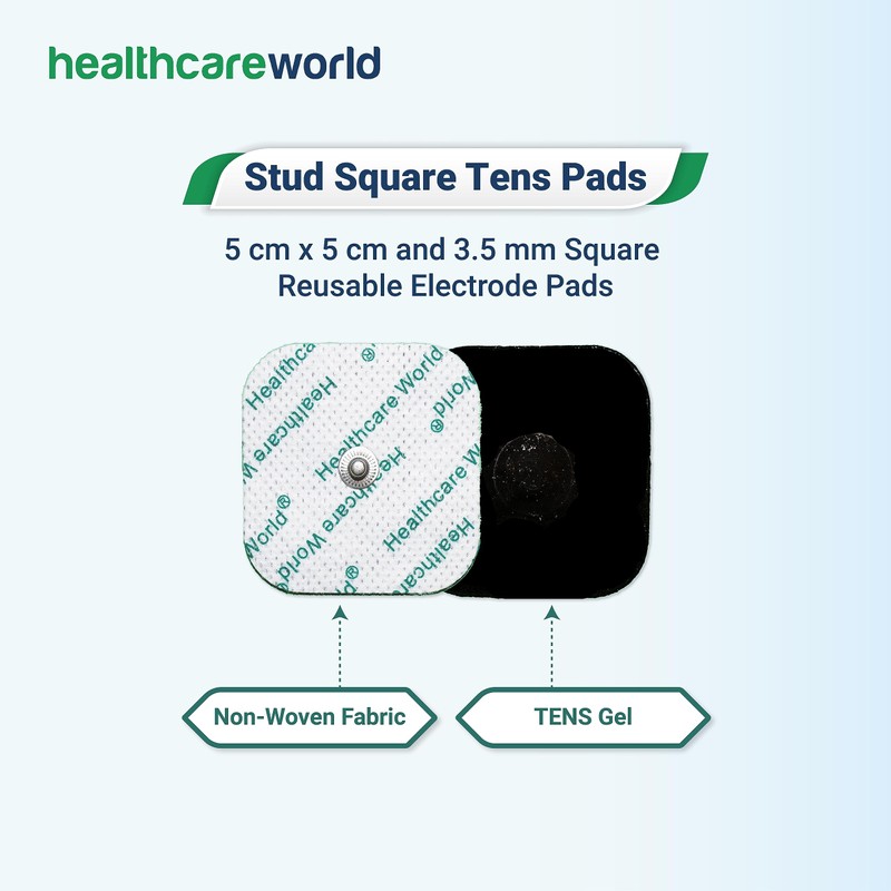 TENS Electrode Combo Pack Compatible with TENS and EMS Machines