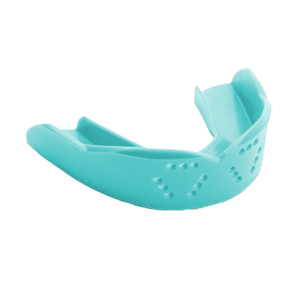 SISU 3D Youth Mouthguard, Awesome Aqua - 2.0mm Thin -