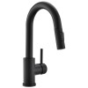 Modern Single Handle Pull Stainless Steel Kitchen Sink Faucet Matte