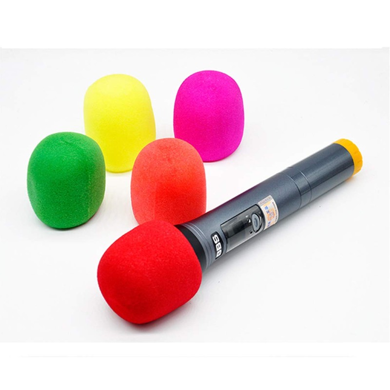 BuxiuGK Pack of 20 Microphone Windbreaks, Colour Thickened Microphone Cover,